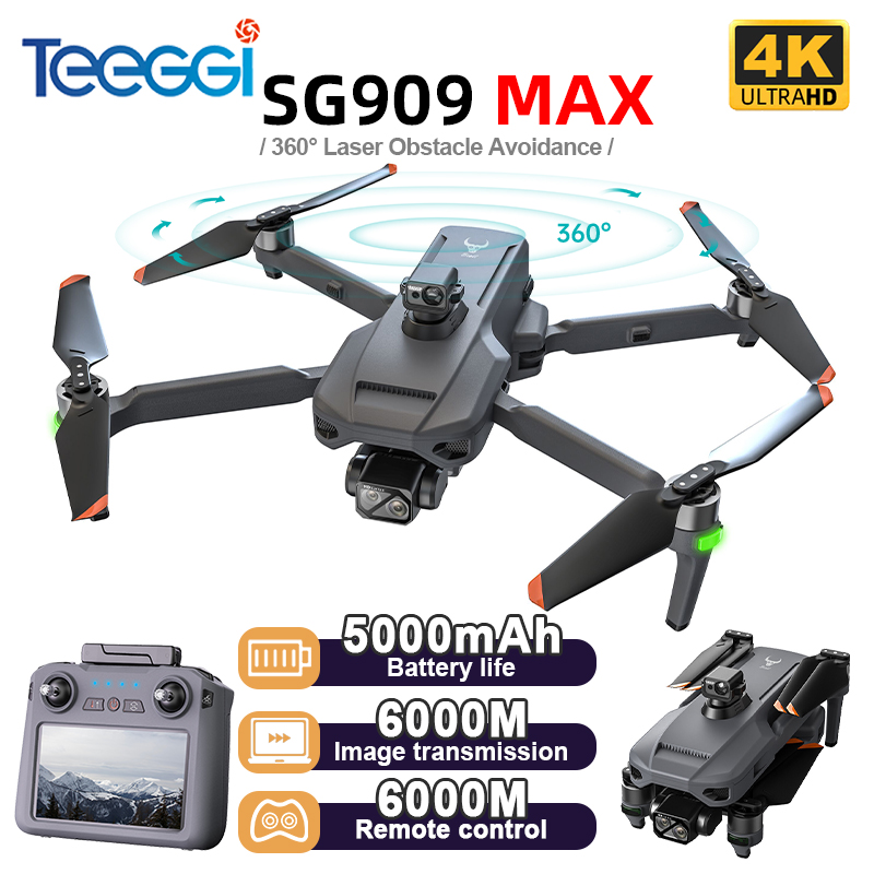 Teeggi SG909 MAX GPS Drone Wit - Drone Camera Filter recension och pris