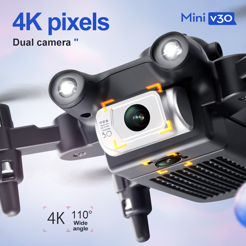 Mini V30 WiFi FPV Drone With 4 - Drone Camera Night Vision recension och pris