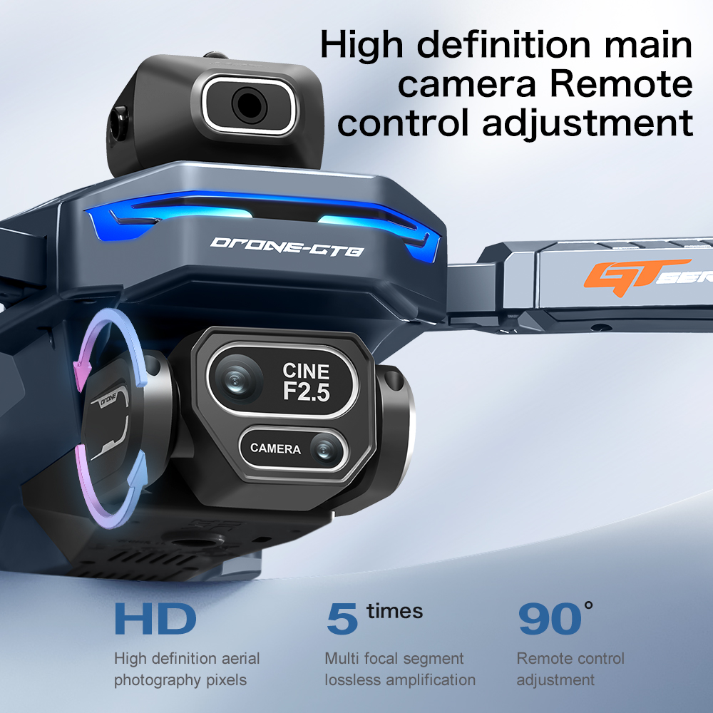 NEW GT8 HD RC Drone 4K Profess - Drone Camera Night Vision recension och pris