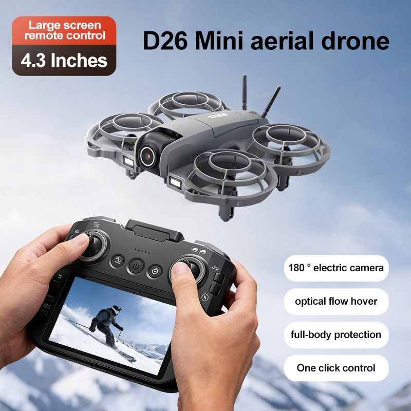 D26 Drone 4K Aerial HD 180° Ca - Drone Camera Night Vision recension och pris
