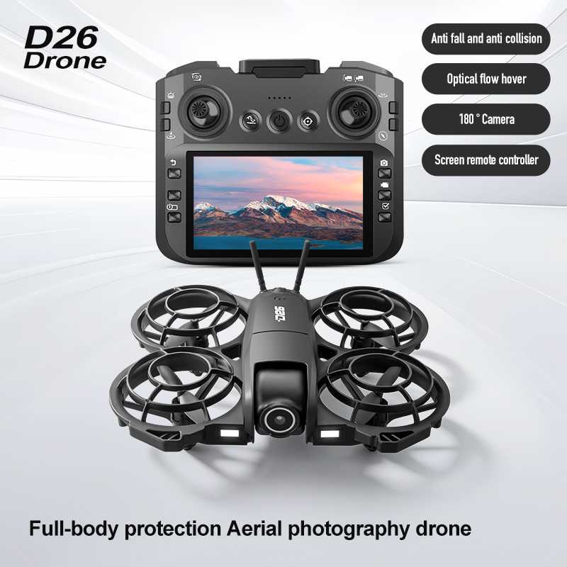 D26 Drone 4K Aerial HD 180° Ca - Drone Camera Night Vision recension och pris