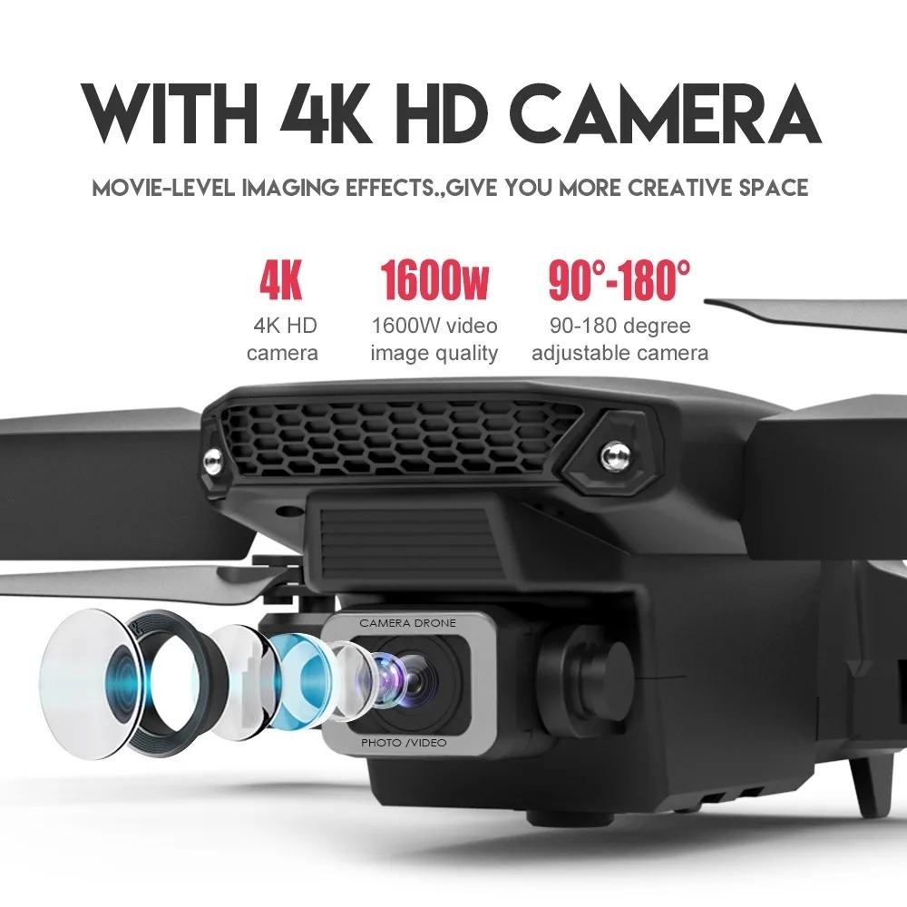 RC Drone New E88Pro 4K Profess - Drone Camera Wide Angle recension och pris