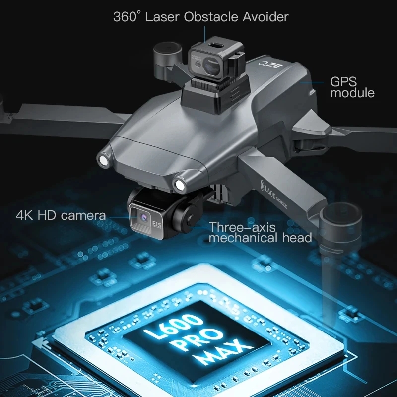 L600 PRO MAX GPS Drone Profess - Drone Camera Night Vision recension och pris