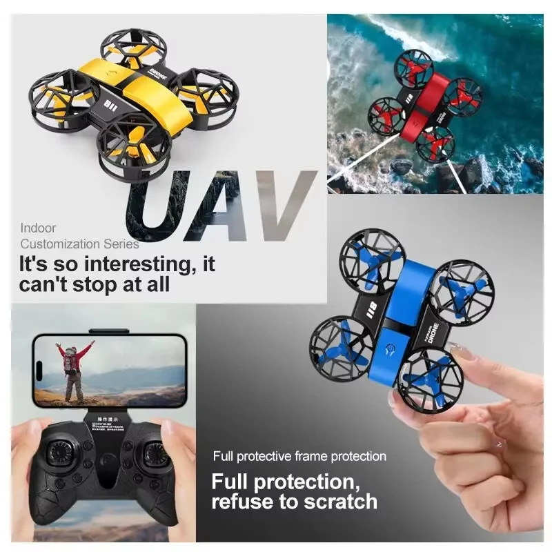 D12 Mini Drone 4k Profession H - Drone Camera Wide Angle recension och pris