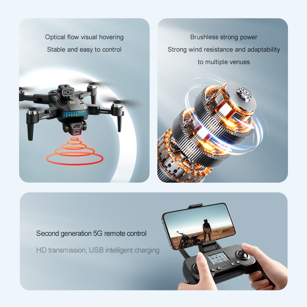 Brand+ XT505 8K GPS Profession - Drone Camera Wide Angle recension och pris