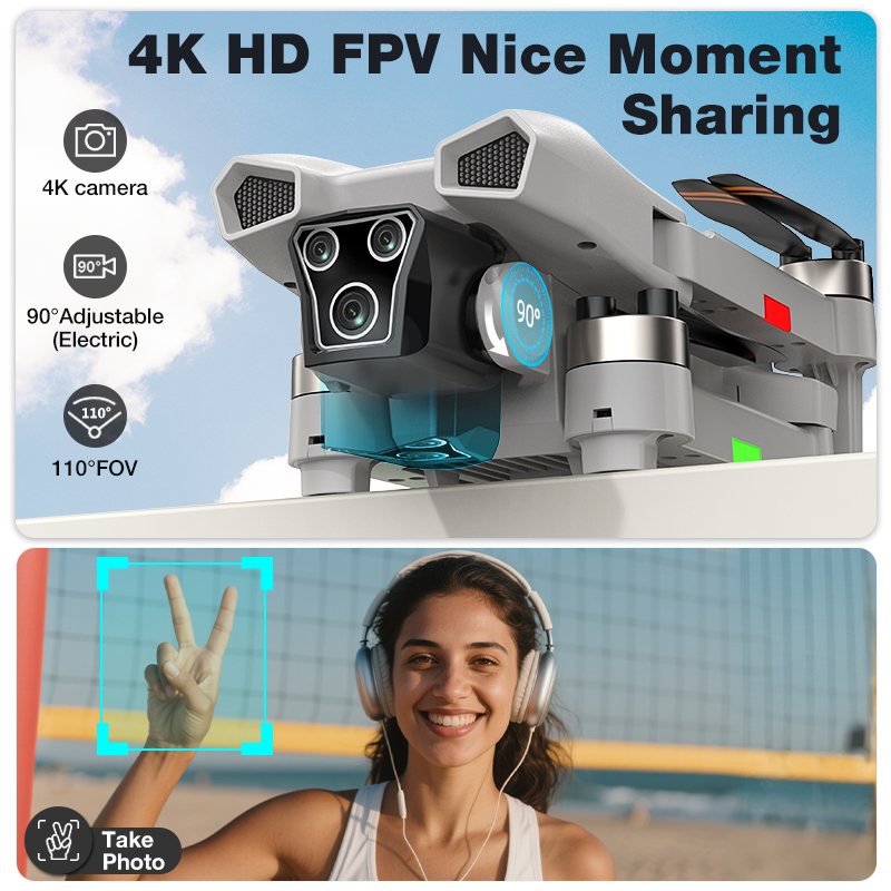 NEW Hot L017 Pro Drone Brushle - Drone Camera Wide Angle recension och pris