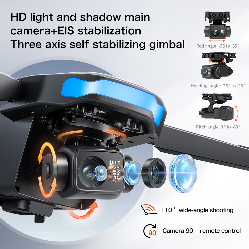 New S-X1 MAX Drone GPS 8K Prof - Drone Camera Wide Angle recension och pris